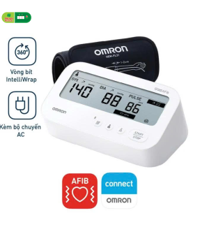 Máy đo huyết áp bắp tay Omron IQ BT Power Hem 7194T1 Flc Afib (dòng mới 2026)